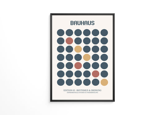 Bunte Kreise Bauhaus Stil