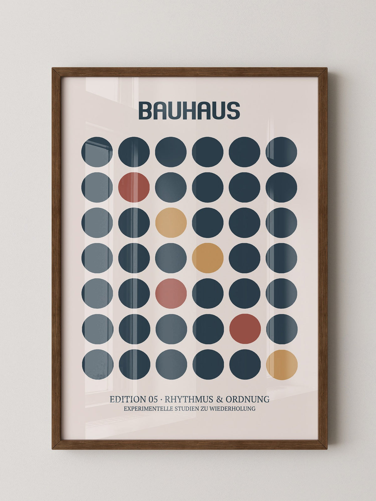 Bunte Kreise Bauhaus Stil