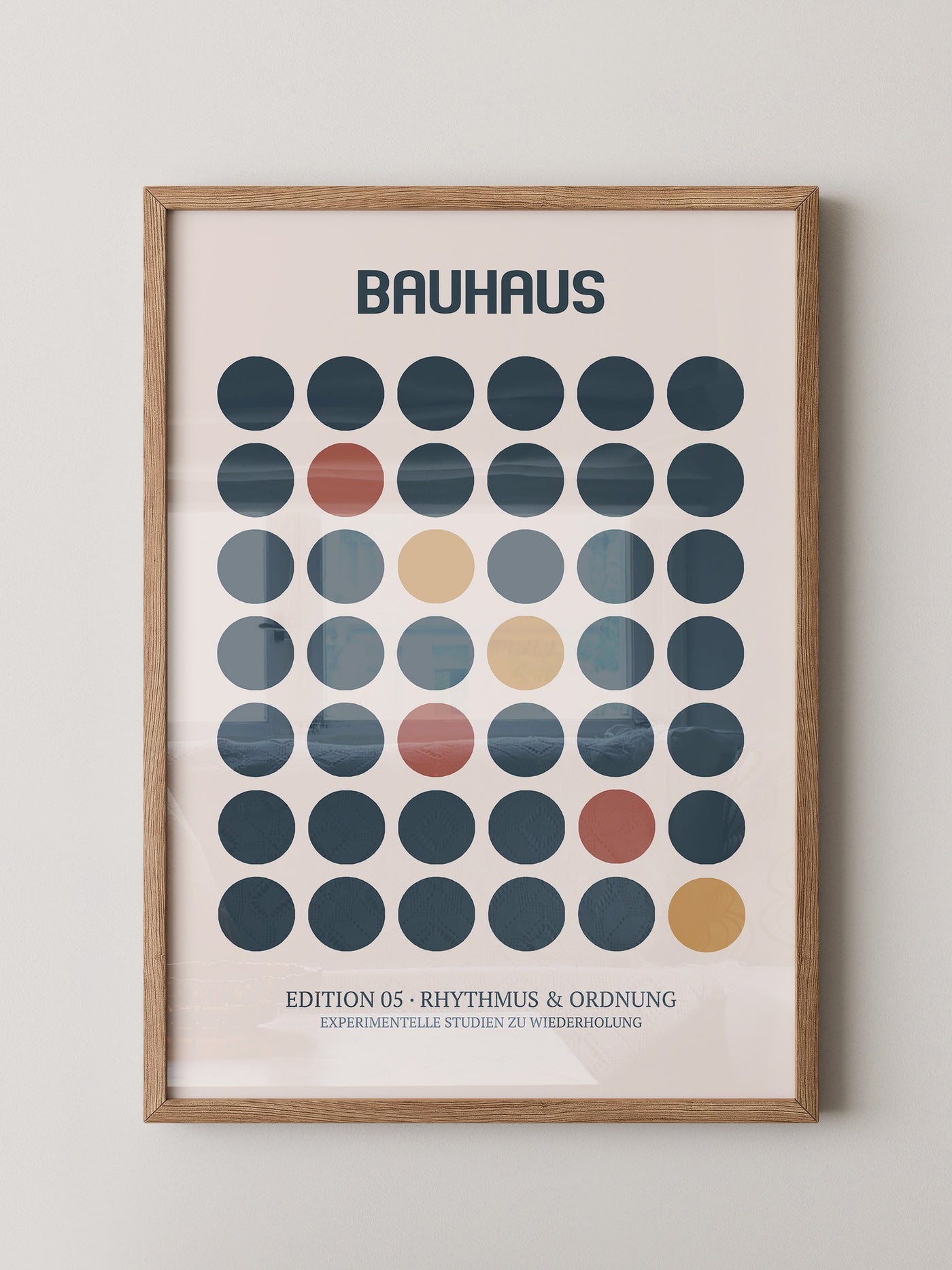 Bunte Kreise Bauhaus Stil