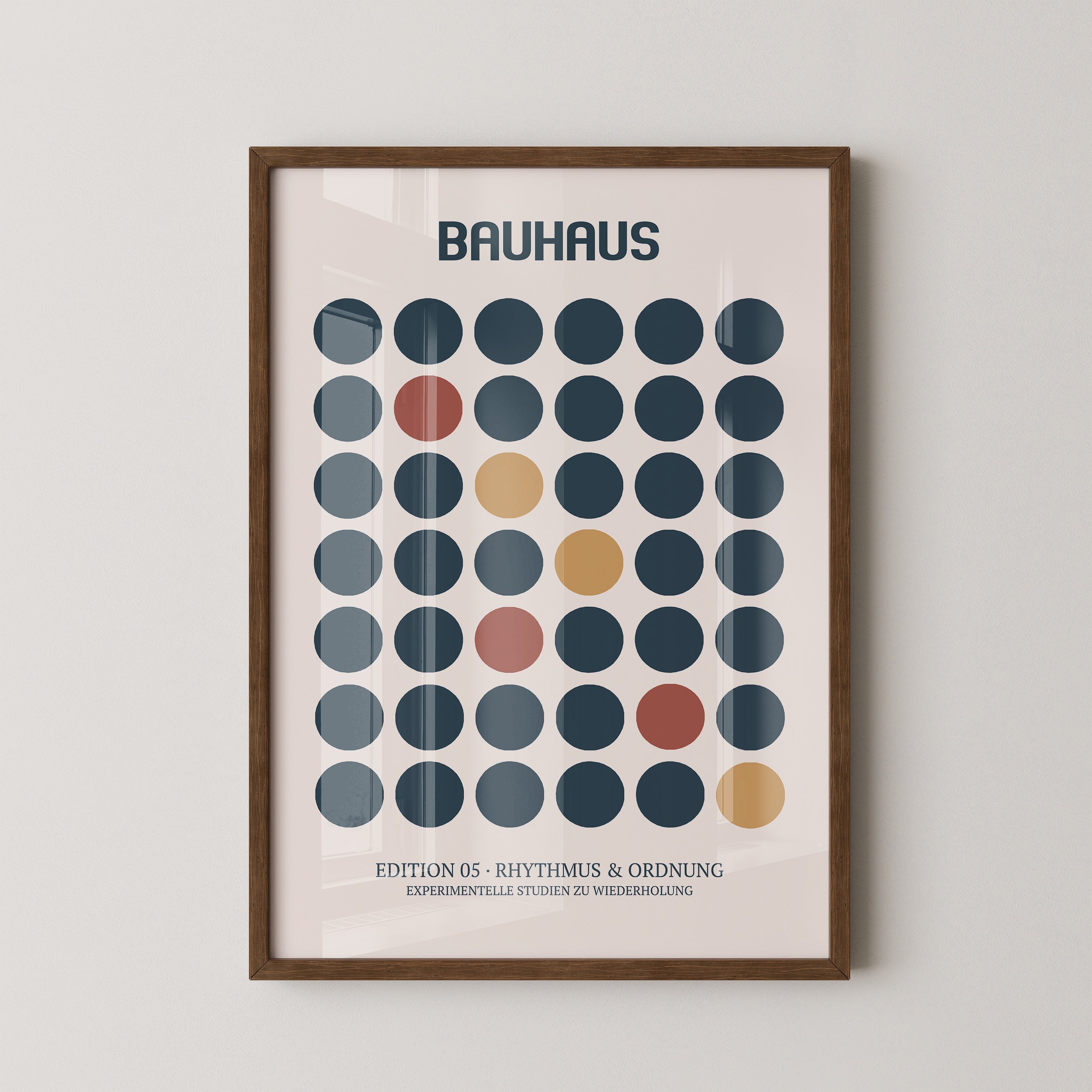 Bunte Kreise Bauhaus Stil