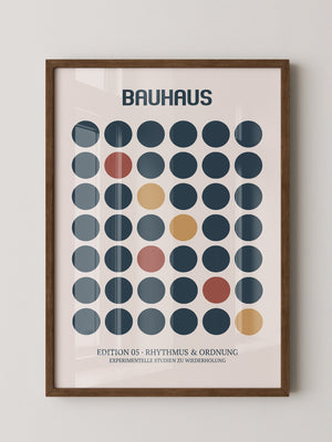 Bunte Kreise Bauhaus Stil