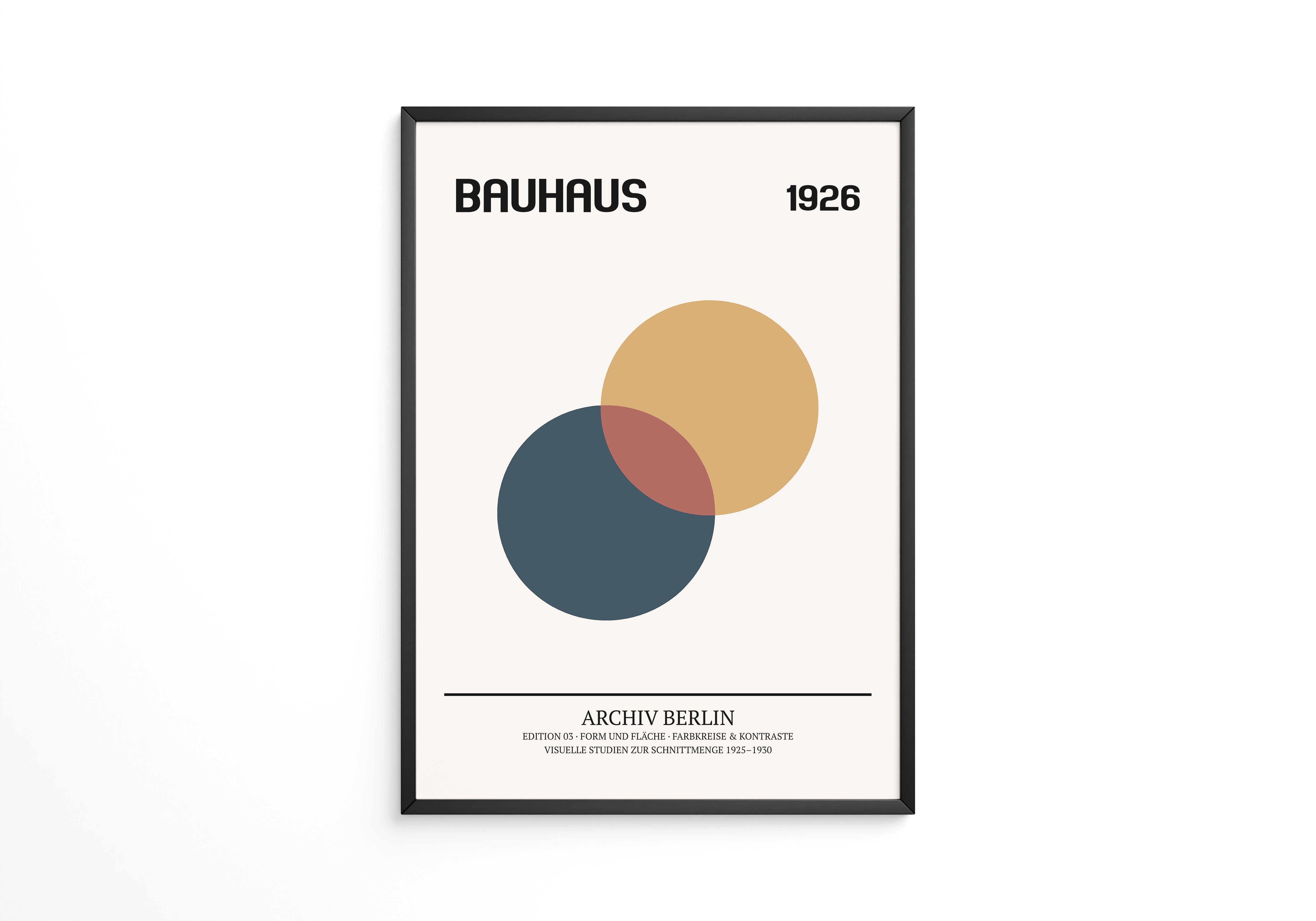 Bauhaus Kreise Geometrisch Retro