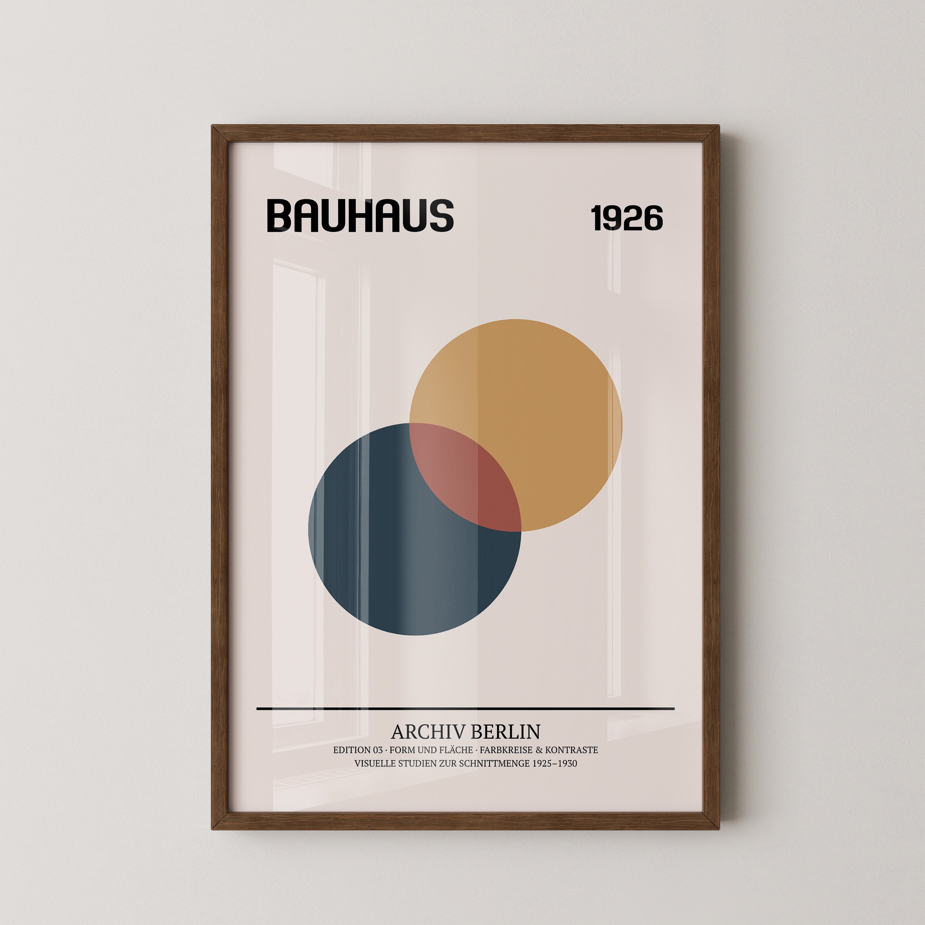 Bauhaus Kreise Geometrisch Retro