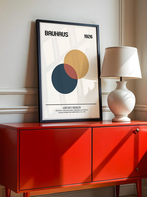 Bauhaus Kreise Geometrisch Retro