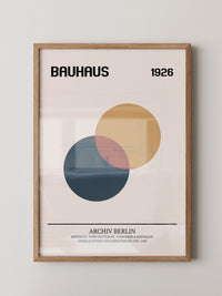 Bauhaus Kreise Geometrisch Retro
