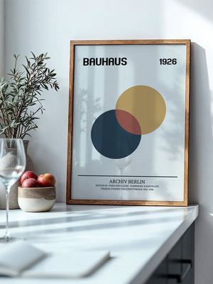 Bauhaus Kreise Geometrisch Retro