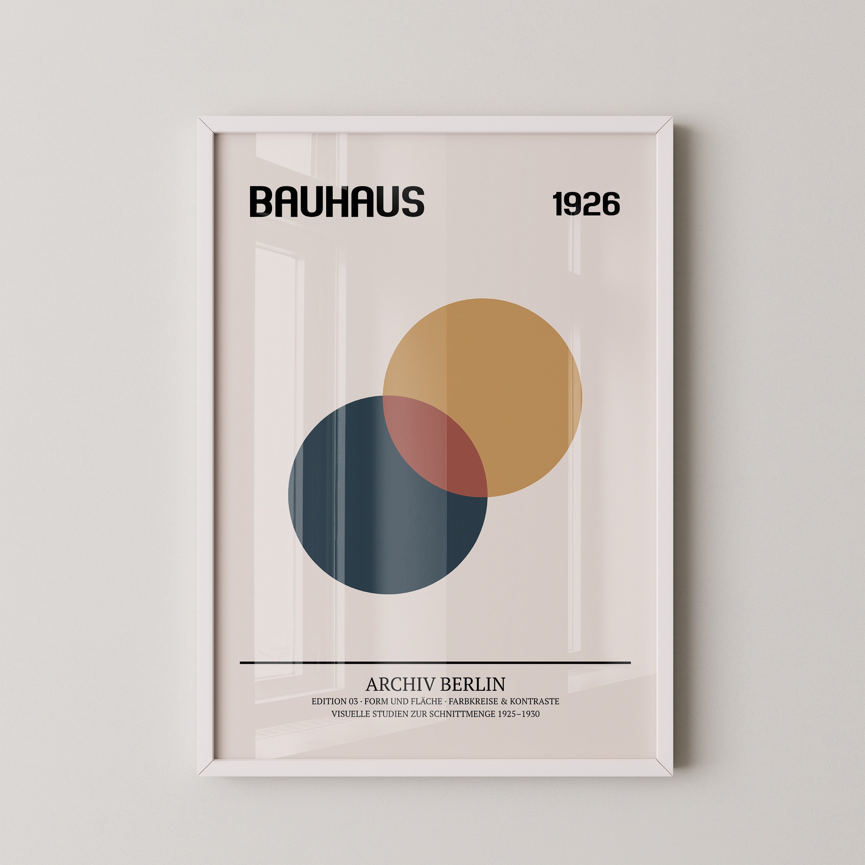 Bauhaus Kreise Geometrisch Retro