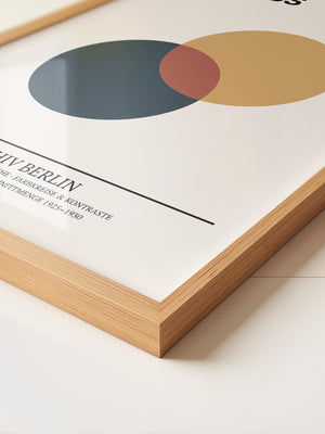 Bauhaus Kreise Geometrisch Retro