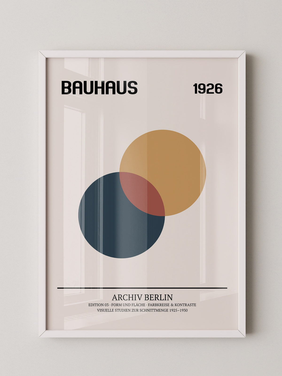 Bauhaus Kreise Geometrisch Retro