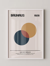 Bauhaus Kreise Geometrisch Retro