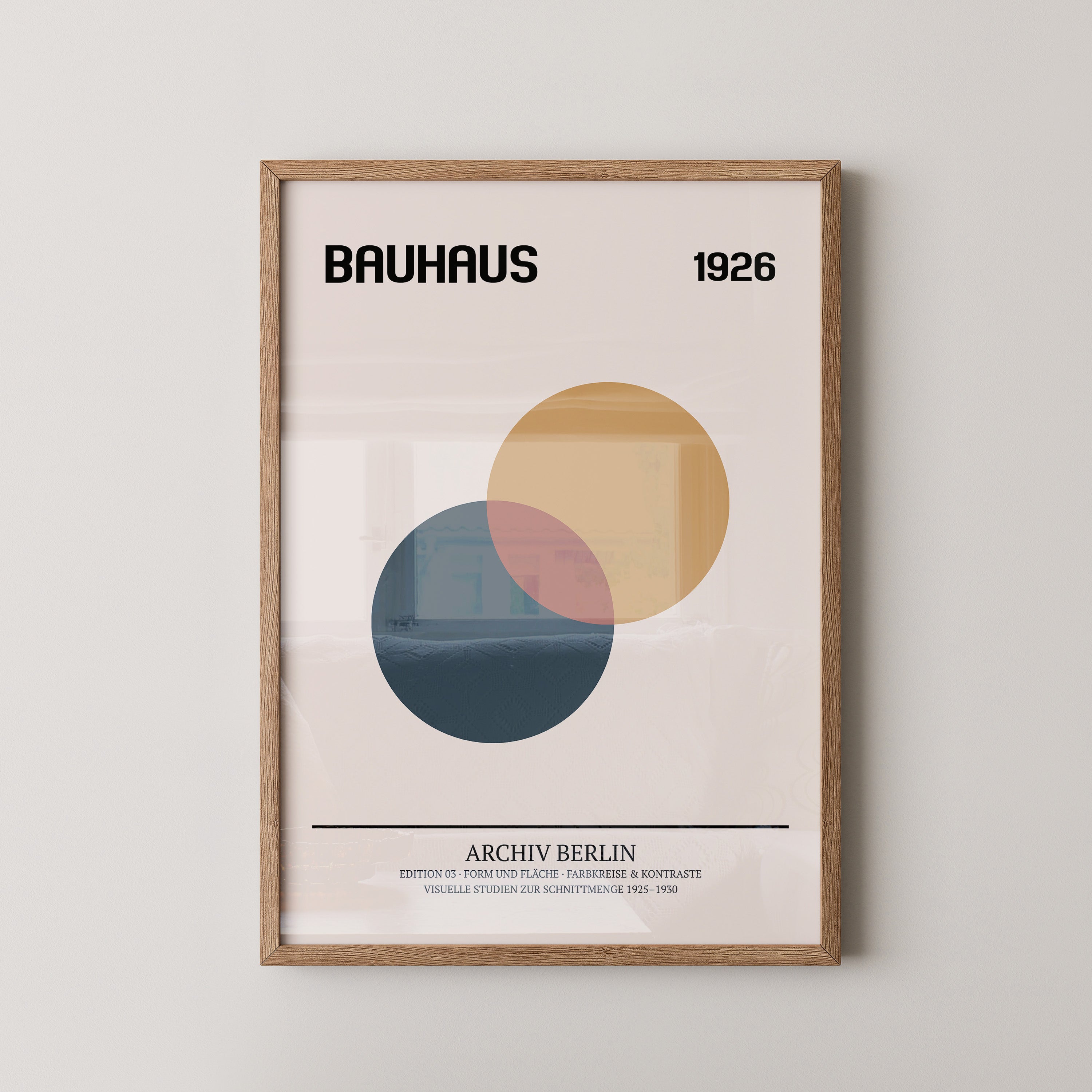 Bauhaus Kreise Geometrisch Retro