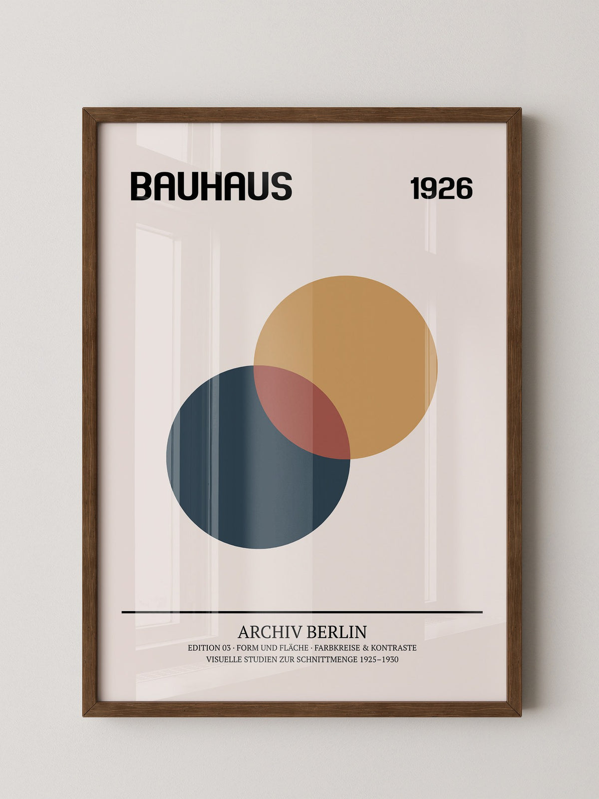 Bauhaus Kreise Geometrisch Retro