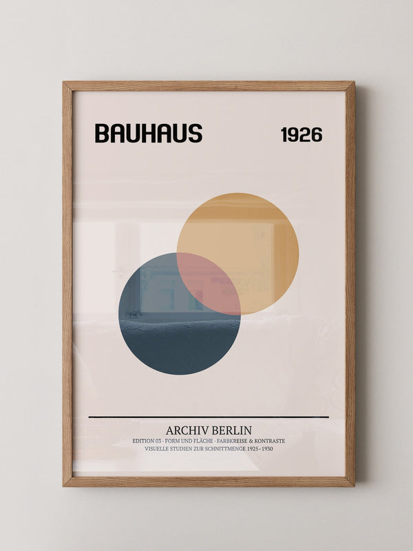 Bauhaus Kreise Geometrisch Retro
