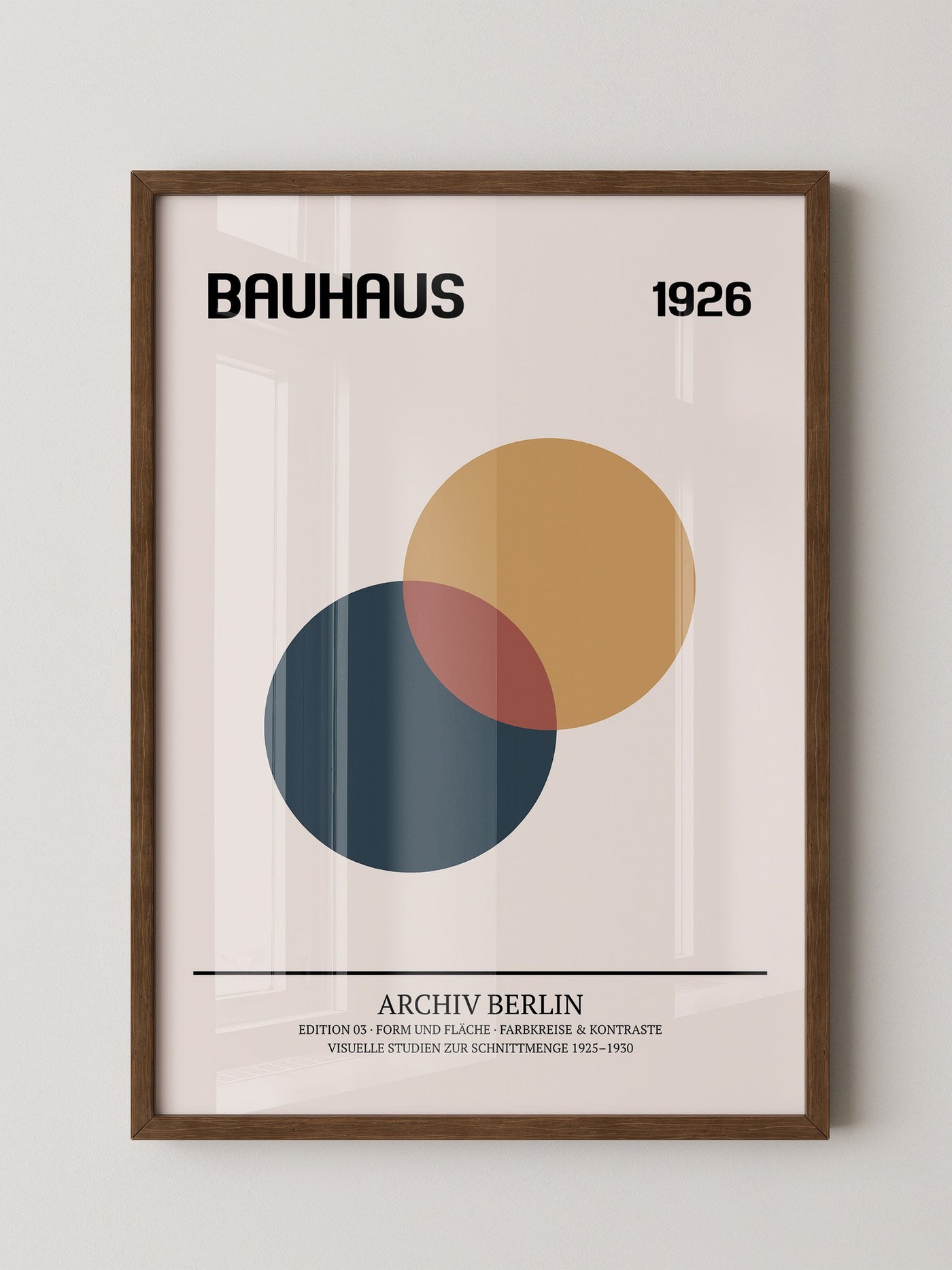 Bauhaus Kreise Geometrisch Retro