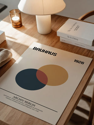 Bauhaus Kreise Geometrisch Retro