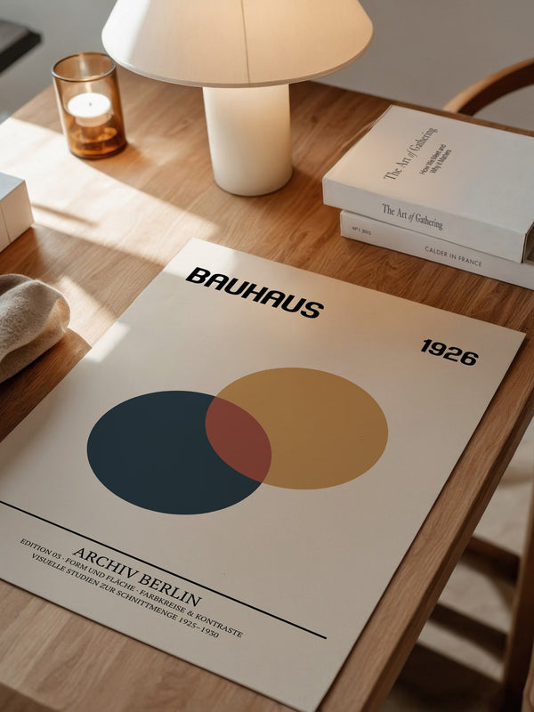 Bauhaus Kreise Geometrisch Retro