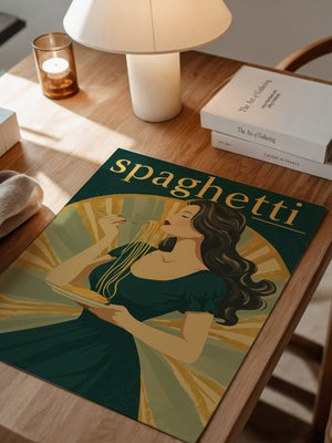 Spaghetti Genuss Retro-Design