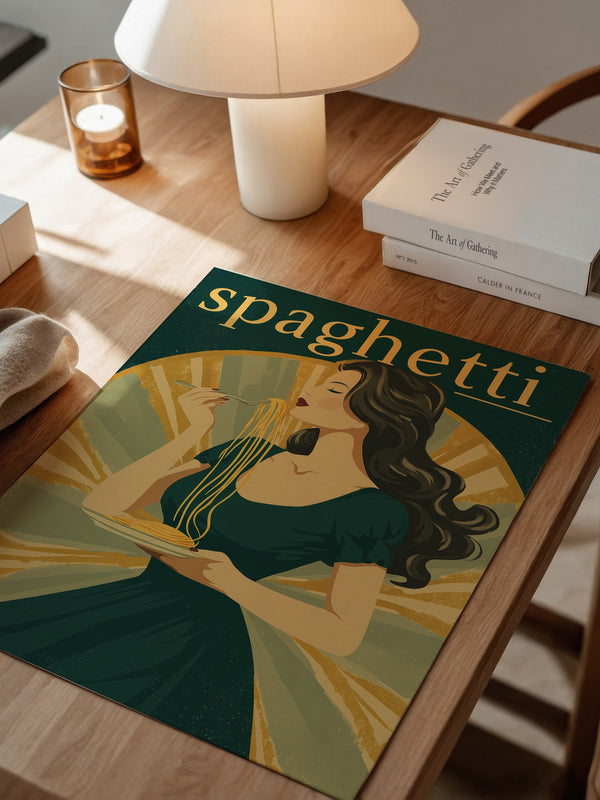 Spaghetti Genuss Retro-Design