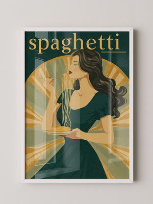 Spaghetti Genuss Retro-Design