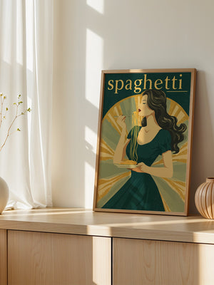 Spaghetti Genuss Retro-Design