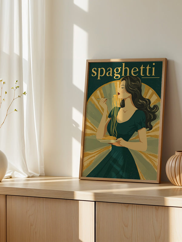 Spaghetti Genuss Retro-Design