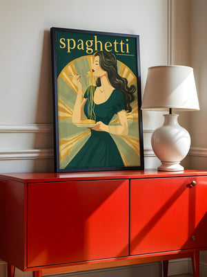 Spaghetti Genuss Retro-Design