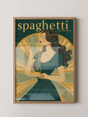 Spaghetti Genuss Retro-Design