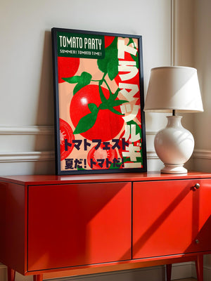 Tomaten Party Sommer Farben