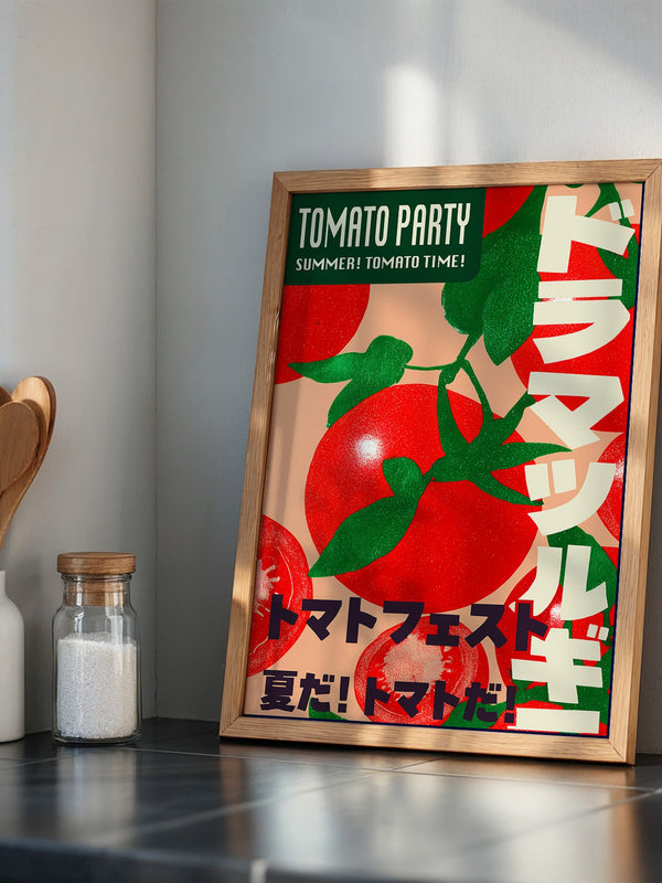 Tomaten Party Sommer Farben