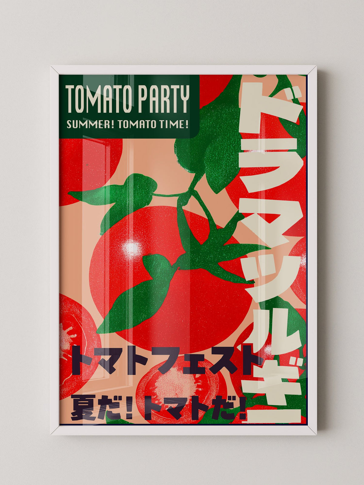 Tomaten Party Sommer Farben