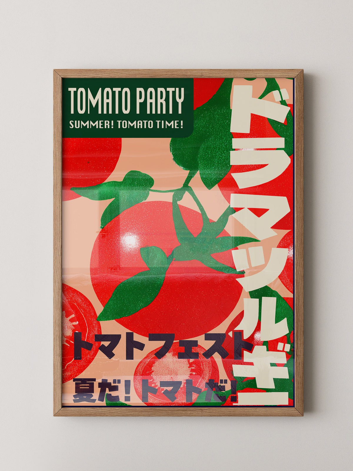 Tomaten Party Sommer Farben