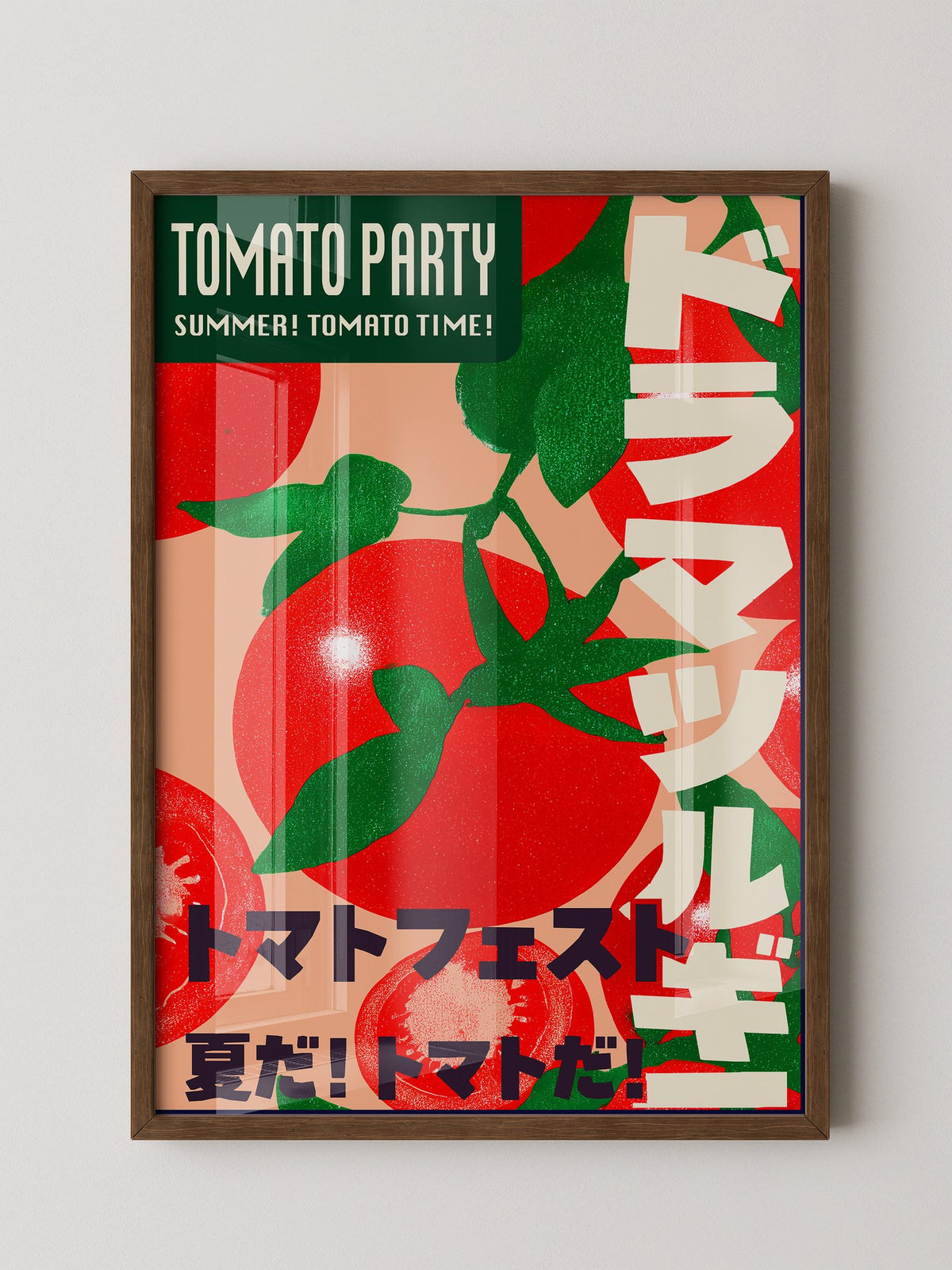 Tomaten Party Sommer Farben
