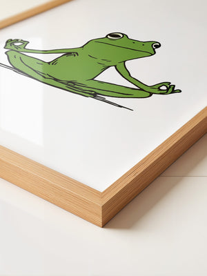 Frosch Meditation Gelassenheit