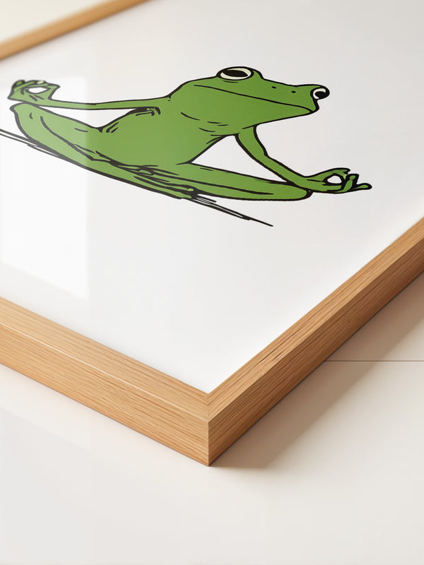 Frosch Meditation Gelassenheit