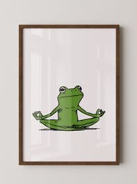Frosch Meditation Gelassenheit