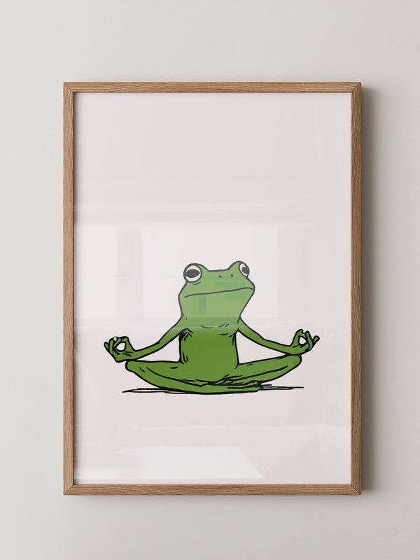 Frosch Meditation Gelassenheit