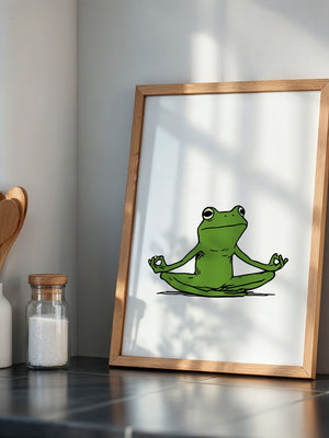 Frosch Meditation Gelassenheit