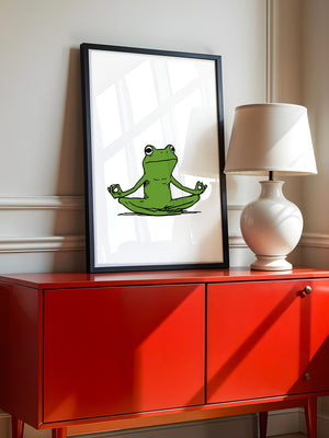 Frosch Meditation Gelassenheit