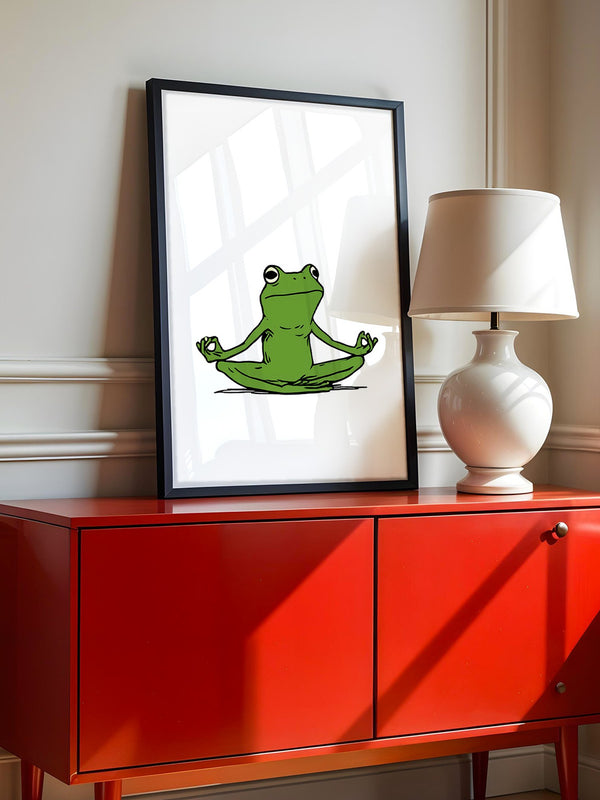 Frosch Meditation Gelassenheit