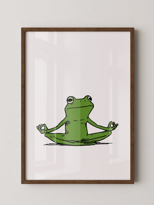 Frosch Meditation Gelassenheit