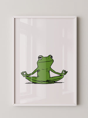 Frosch Meditation Gelassenheit