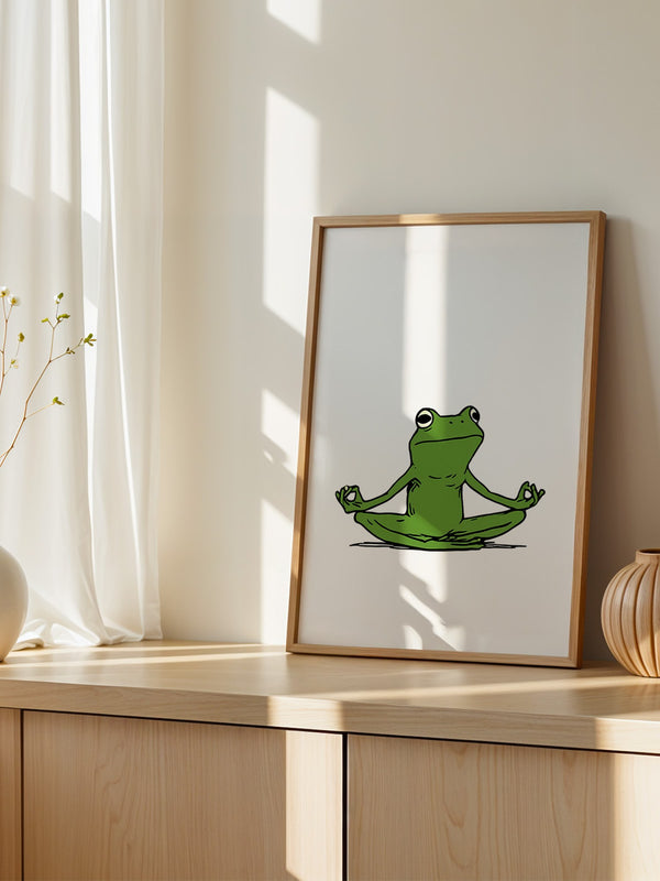 Frosch Meditation Gelassenheit