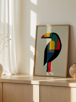 Tukan Bunt Geometrisch