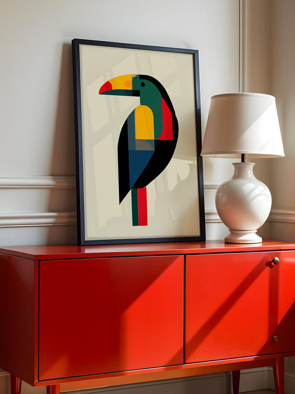 Tukan Bunt Geometrisch