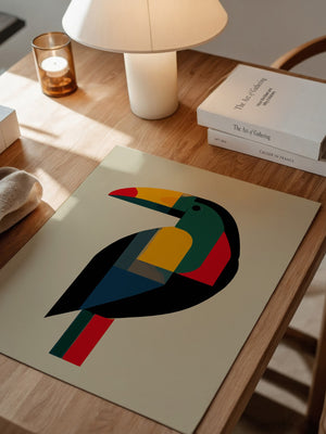 Tukan Bunt Geometrisch