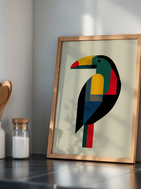 Tukan Bunt Geometrisch