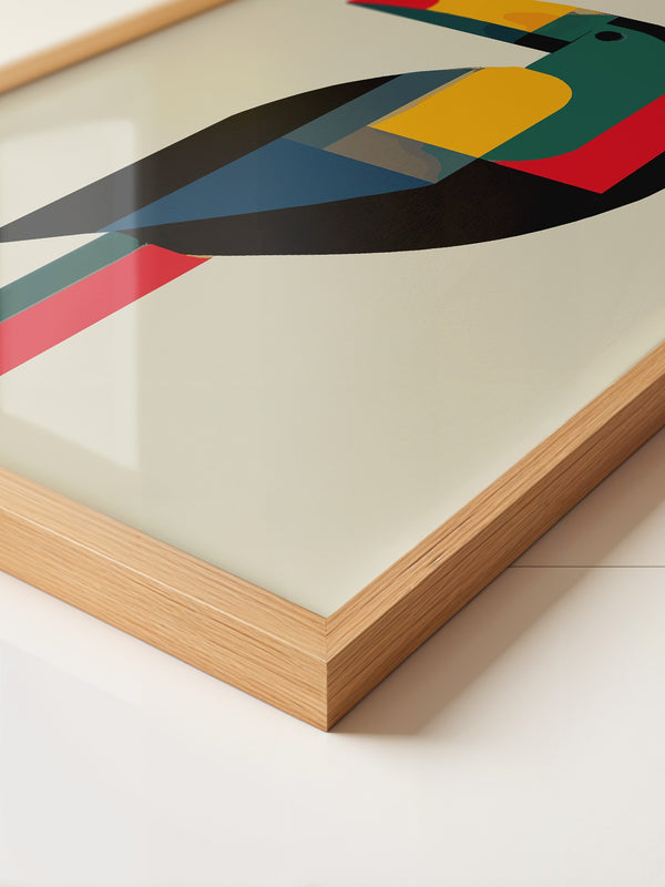 Tukan Bunt Geometrisch