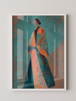 Farbige Robe abstrakt
