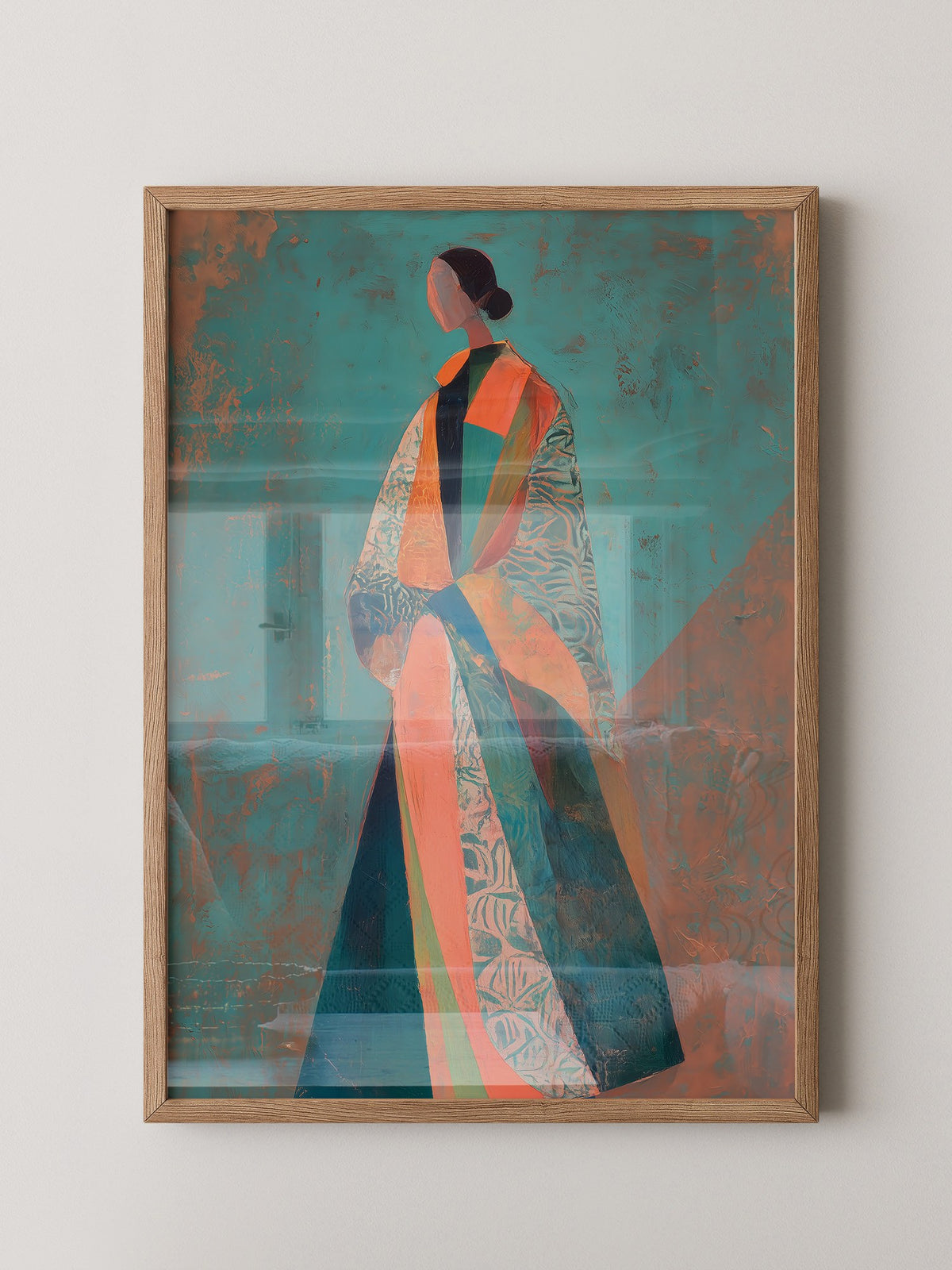 Farbige Robe abstrakt
