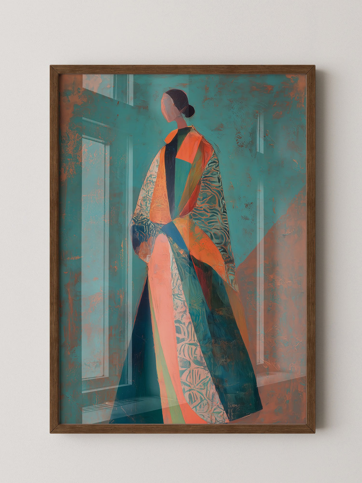 Farbige Robe abstrakt